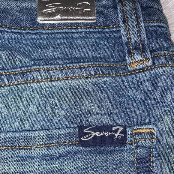 Seven Weekend Cut Off Jean Shorts Women’s Size 8 - Picture 11 of 15